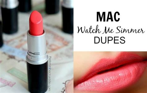 mac watch me simmer lipstick dupe|macbook lipstick dupe.